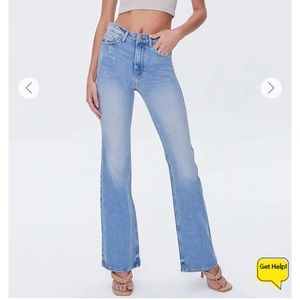 Forever 21 mid rise flare Jean